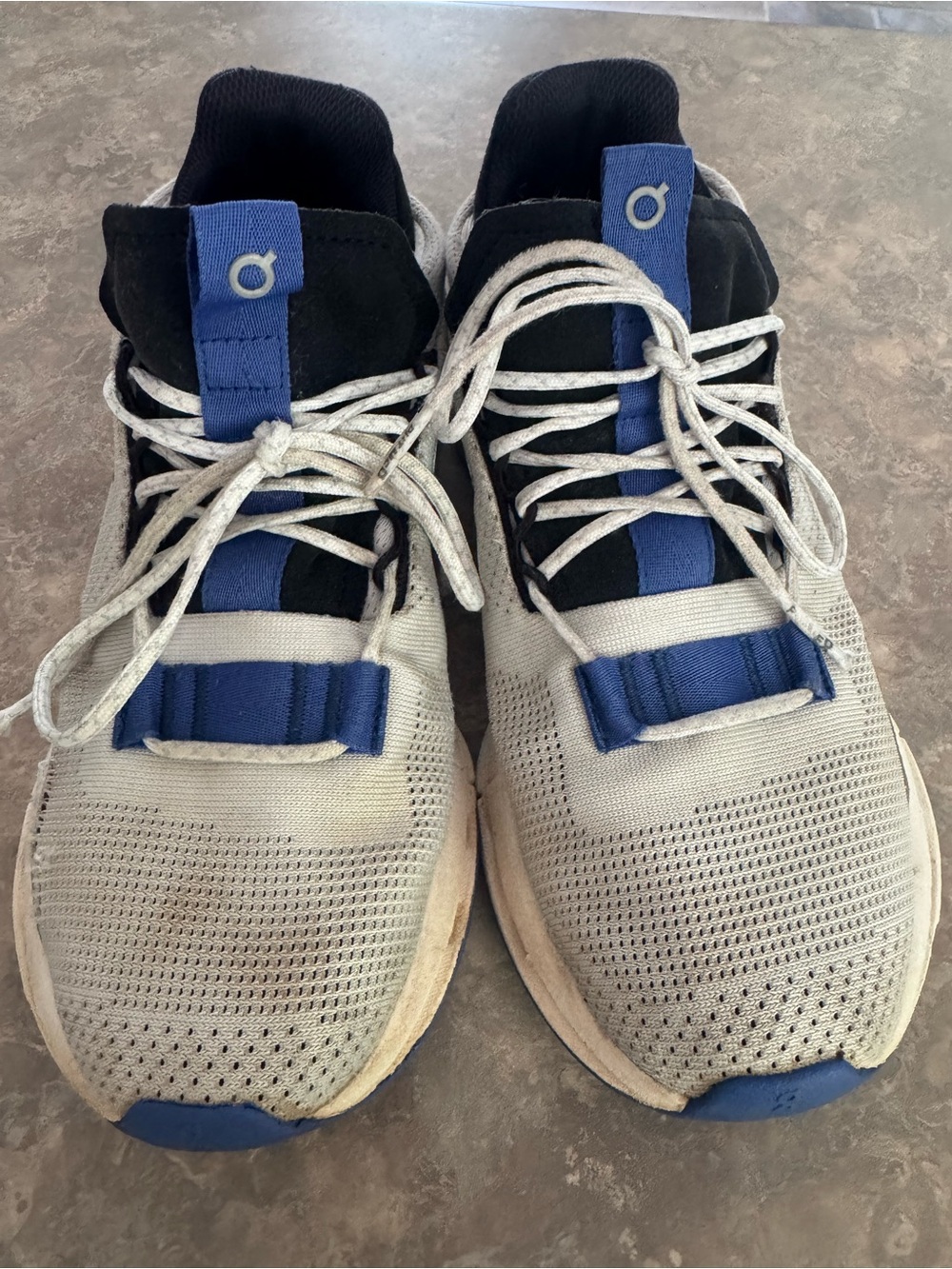 On Running Sneakers in Gray, Blue, Black